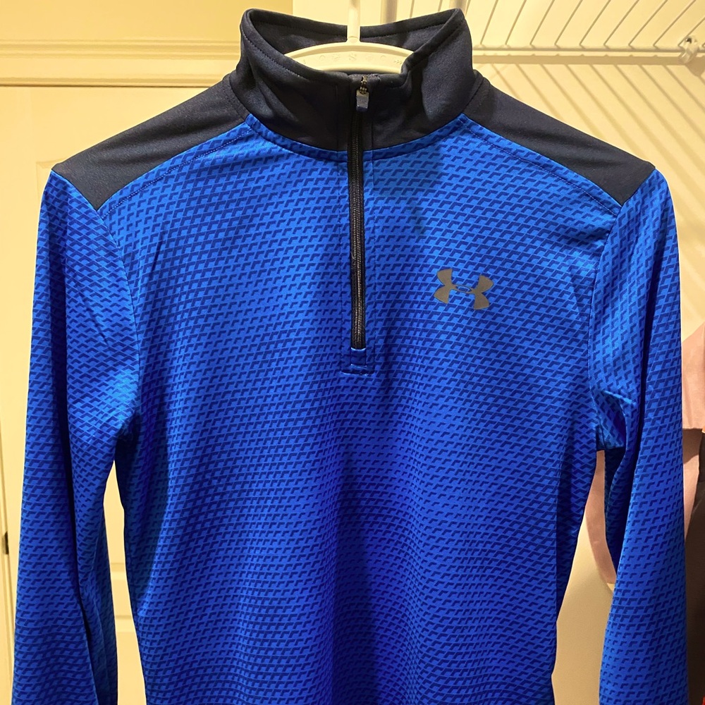 Under Armour Blue Quarter-Zip Pullover